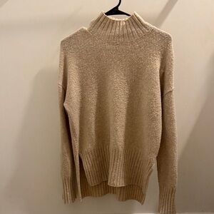 Rachel Zoe Beige Turtleneck Sweater